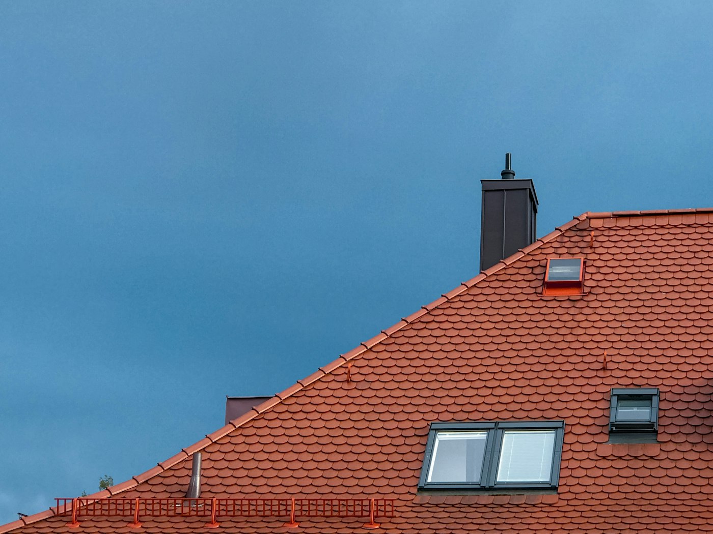 New roof and chimney
