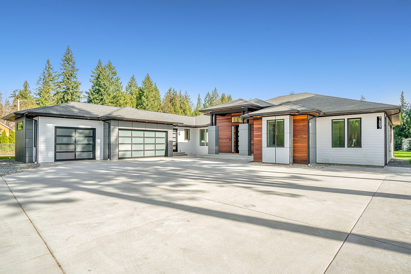 Clean driveway